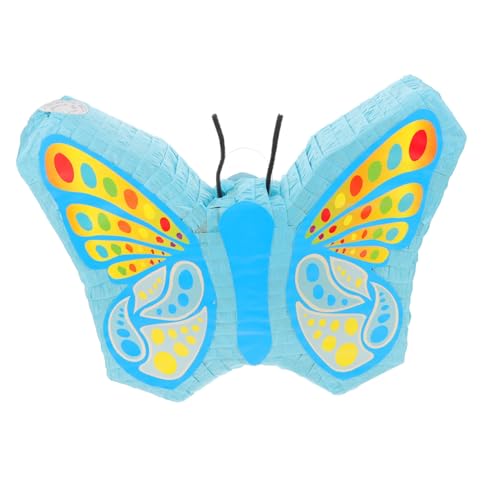 Cabilock Schmetterlings Piñata aus Stabilem Papier Bunte Party Dekoration für Kindergeburtstage Gefüllt mit Süßigkeiten für Schmetterlings Mottopartys Langlebige Spiel Requisite von Cabilock