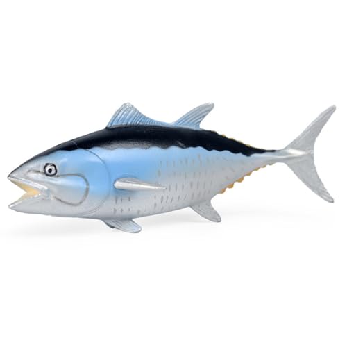 Cabilock Thunfisch Figur Jungen Und Mädchen Simulation Fisch Spielzeug PVC Jungen Und Mädchen Spielzeug Für Dekorationen von Cabilock