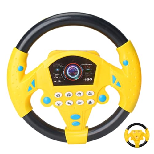 Cabilock Simuliertes Für Kleinkinder Interaktives Fahrsimulator Für Autositz Fördert Familiären Spaß Und Soziales Rotierendes Design Für Realistisches Fahrerlebnis von Cabilock