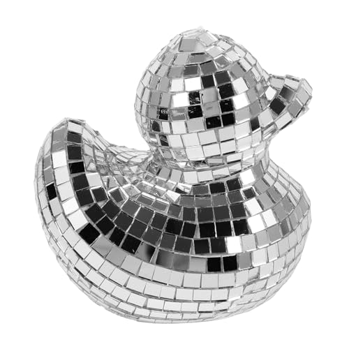 Cabilock Spiegel Discokugel Entenform Glänzende Kompakte Für Partys Und Feiertage Für Hochzeiten Geburtstagsfeiern Und Kreative Wohnaccessoires von Cabilock