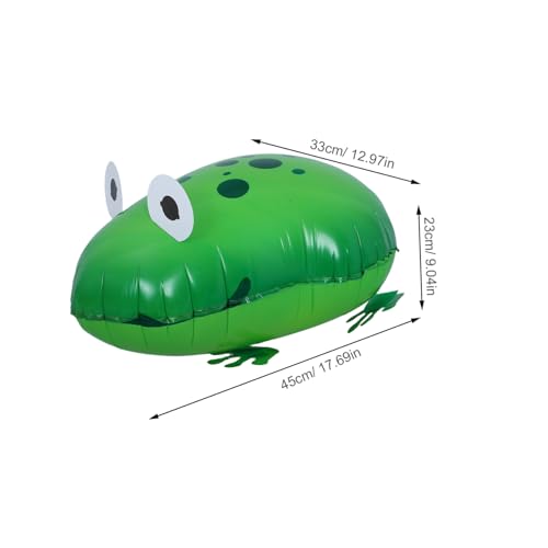Cabilock Tierische Geburtstagsparty Dekorationen Animierter Froschballon Tierballons Für Tiergeburtstagsballons Dekorationen Kinderparty Ballons Folienballon Lauflernhilfen von Cabilock