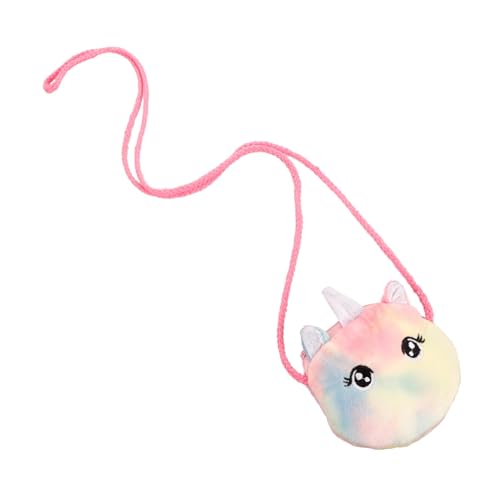 Cabilock Unicorn Crossbody Bag für Mädchen Verstellbare Umhängetasche Kreative Plüsch geldbörse mit Schulterriemen Praktischer Aufbewahrungsbeutel für Münzen für Reisen und Partys Cabilock Unicorn Crossbody Bag für Mädchen Verstellbare Umhängetasche Kreative Plüsch geldbörse mit Schulterriemen Praktischer Aufbewahrungsbeutel für Münzen für Reisen und Partys von Cabilock