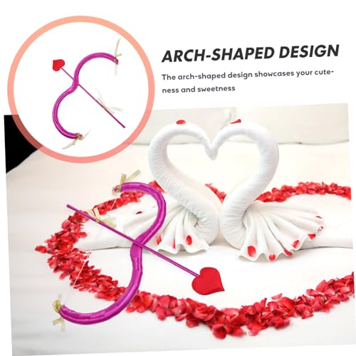 Cabilock Valentinstag Cupid Kostüm Set mit Bogen und Amor Requisiten für Cosplay Party Bühnenauftritte Süßes Design für Frauen und Jugendliche Cabilock Valentinstag Cupid Kostüm Set mit Bogen und Amor Requisiten für Cosplay Party Bühnenauftritte Süßes Design für Frauen und Jugendliche von Cabilock