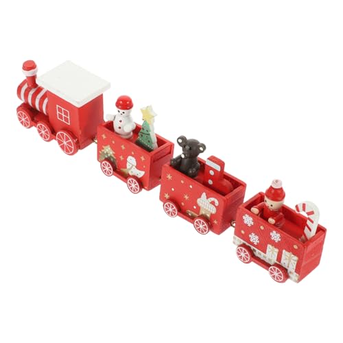 Cabilock Weihnachtsdeko Holz Zug Mini Holzspielzeug Train Ornament für Tischdeko und Party Vielseitig für Weihnachten und Festtagsstimmung Cabilock Weihnachtsdeko Holz Zug Mini Holzspielzeug Train Ornament für Tischdeko und Party Vielseitig für Weihnachten und Festtagsstimmung von Cabilock