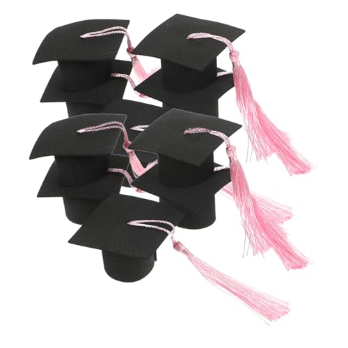 Cabilock Abschlussfeier – Bachelor-hut-kuchen-ornament Doktorhut-topper 10-teilige Grad-cap-kuchendekorationen Cupcake-dekorationen Cabilock Abschlussfeier – Bachelor-hut-kuchen-ornament Doktorhut-topper 10-teilige Grad-cap-kuchendekorationen Cupcake-dekorationen von Cabilock
