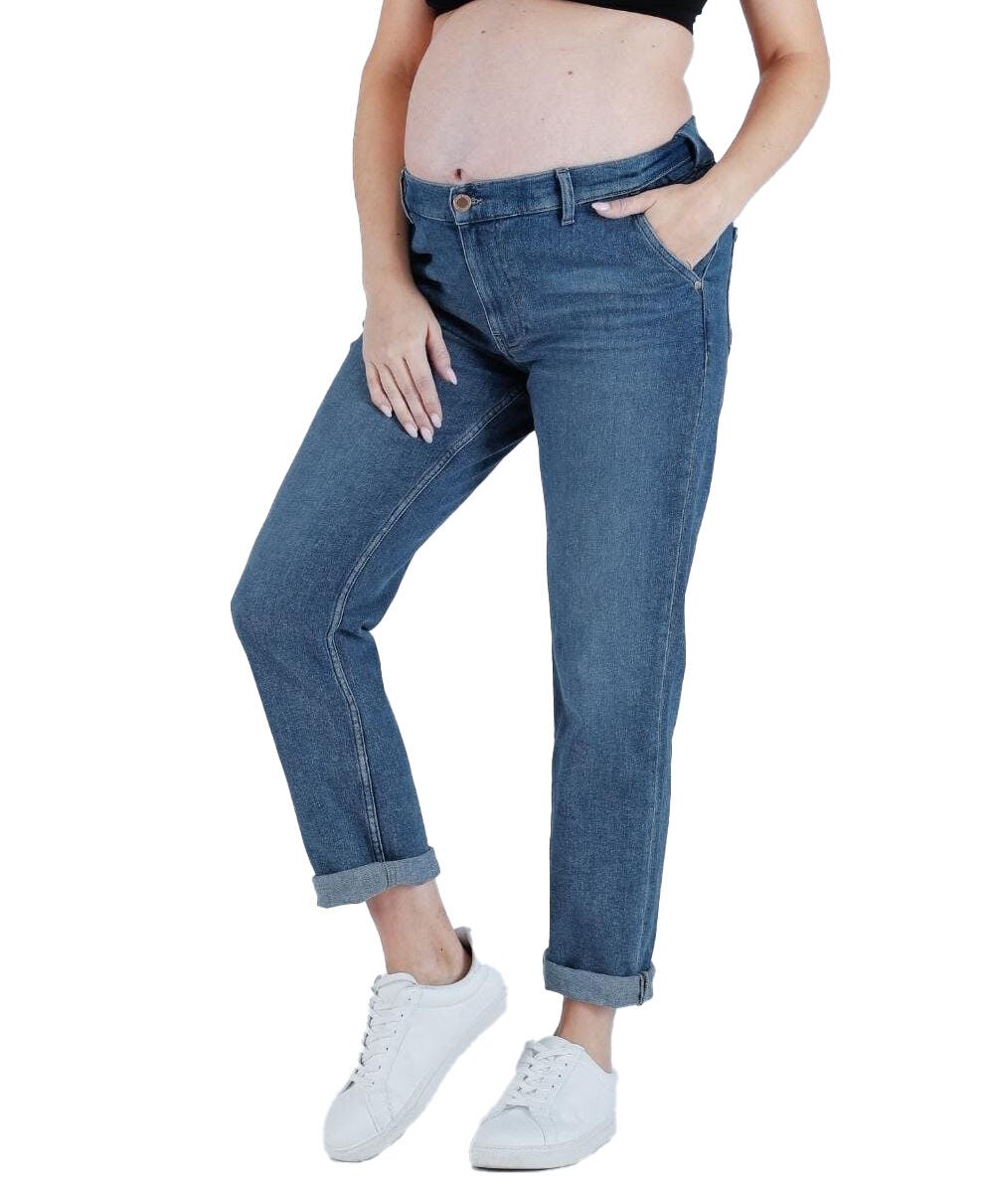 Cache Coeur Carrie Umstandsjeans, Mid-Blue, XS von Cache Coeur