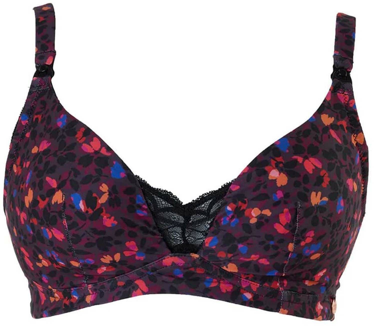 Cache Coeur Lilly Schwangerschafts- und Still-BH, Black/Pink Flower, 85D, Stillmode Cache Coeur Lilly Schwangerschafts- und Still-BH, Black/Pink Flower, 85D, Stillmode von Cache Coeur