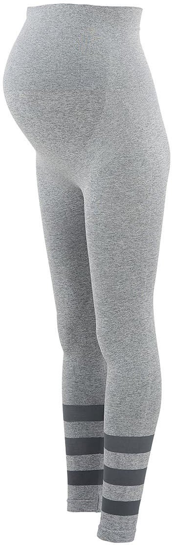 Cache Coeur WOMA Seamless Umstandsleggings, Grey M, Umstandsmode, Schwangerschaftskleidung von Cache Coeur