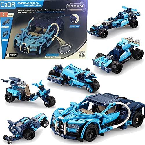 Cada C52015W Blue Phantom 6in1 Baustein-Set Engineering Kit – Bausatz für Jungen und Mädchen 6 in 1 Box 509 Teile – kompatibel mit Allen großen Marken + kostenlose E-Books Anleitungen Cada C52015W Blue Phantom 6in1 Baustein-Set Engineering Kit – Bausatz für Jungen und Mädchen 6 in 1 Box 509 Teile – kompatibel mit Allen großen Marken + kostenlose E-Books Anleitungen von IMORI KITS