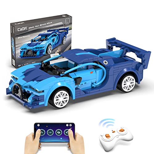 CaDA Ferngesteuertes Auto Klemmbausteine Dual Control 325Pcs Blau C51073W Rc Auto Bausteine Set Spielzeug ab 2 Jahre,STEM Auto Spielzeug Klemmbaustein… von CaDA