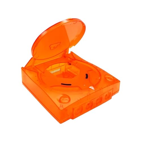 Cadfghjk Ersatz-Kunststoffschale, Durchscheinendes Gehäuse, Transparente Boxen for Retro-Videospielkonsolen – Kompatibel Mit SEGA Dreamcast – Kompatibel Mit Bitfunx(TRN OR) von Cadfghjk