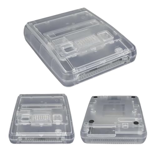 Cadfghjk Ersatzgehäuse for Spielkonsolen, Transparente Box – Kompatibel Mit Super Famicom – Kompatibel Mit Bitfunx – Transparente Box for Spielkonsolen(TRN White) von Cadfghjk