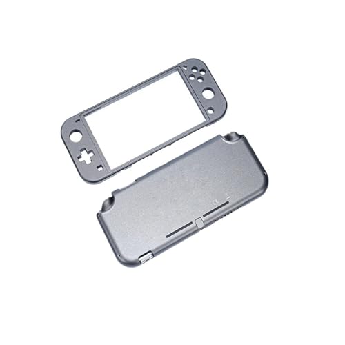 Cadfghjk Gehäuse Aus Aluminiumlegierung, Ersatz-Rückplattengehäuse Aus Metall, Gehäuseabdeckung – Kompatibel Mit Nintendo Switch Lite(Gray) von Cadfghjk