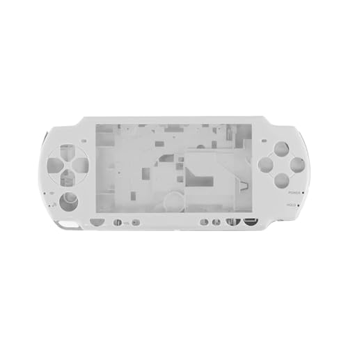 Cadfghjk Komplettes Shell Case Professionelles Schutz-Shell-Cover-Set Ersatz Mit Tasten-Kit for PSP2000-Spielekonsolen-Zubehör(White) von Cadfghjk