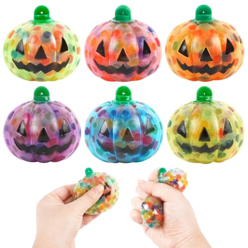 Cadimus 6 Stück Halloween Anti-Stress-Bälle, Squishy Kürbis-Entlüftungsball Zum Stressabbau für Erwachsene und Kinder Cadimus 6 Stück Halloween Anti-Stress-Bälle, Squishy Kürbis-Entlüftungsball Zum Stressabbau für Erwachsene und Kinder von Cadimus