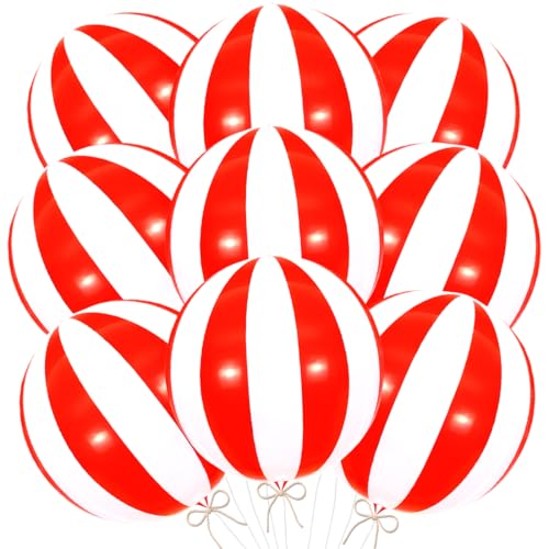9 Stück Luftballons Rot Weiß, 22 Zoll 4D Zirkus Folienballons, Zirkus Geburtstag Luftballons, Luftballon Rot Weiß, Helium Ballon für Geburtstag Karneval Party Movie Night Deko 9 Stück Luftballons Rot Weiß, 22 Zoll 4D Zirkus Folienballons, Zirkus Geburtstag Luftballons, Luftballon Rot Weiß, Helium Ballon für Geburtstag Karneval Party Movie Night Deko von Cadimus