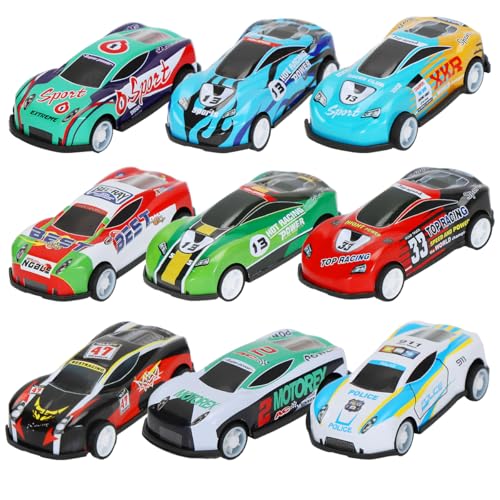 Cadimus Zurückziehen Spielzeugautos,9pcs Mini Auto Set Rennauto,Metall Aufziehauto ab 1 2 3 4 Jahre,Mini Pull Back Rennfahrzeuge,Rennspielzeug zum Zurückziehen für Jungen und Mädchen(zufällig) Cadimus Zurückziehen Spielzeugautos,9pcs Mini Auto Set Rennauto,Metall Aufziehauto ab 1 2 3 4 Jahre,Mini Pull Back Rennfahrzeuge,Rennspielzeug zum Zurückziehen für Jungen und Mädchen(zufällig) von Cadimus