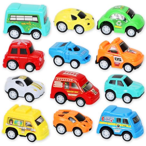 Cadimus Zurückziehen Spielzeugautos,12pcs Mini Spielzeugautos Set,Lastwagen Spielzeugfahrzeug-Set ab 1 2 3 4 Jahre,Mini Wind-Up Car,Zurückziehen Stadtautos Set für Jungen und Mädchen Cadimus Zurückziehen Spielzeugautos,12pcs Mini Spielzeugautos Set,Lastwagen Spielzeugfahrzeug-Set ab 1 2 3 4 Jahre,Mini Wind-Up Car,Zurückziehen Stadtautos Set für Jungen und Mädchen von Cadimus