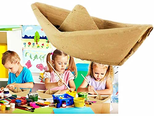 Cadofe 3X Schiff Boot Terracotta zum Bemalen Spielen für Kinder Basteln Deko Set Neu von Cadofe