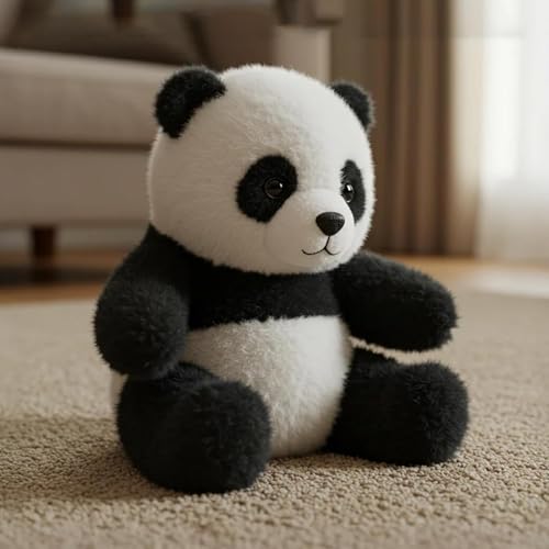 Emotional Healing on Demand, Realistischer Panda Plüsch für emotionale Unterstützung, imitiert natürliche Bewegungen für realistischen Komfort, Pandy-Ai-Plüsch mit ultraweichem Fell, die von Caduola