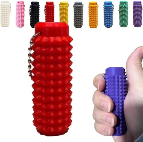 Spiky-Grippie-Stim Schlüsselanhänger, Angstlinderung, Schmerzen, Stim, Bumpy, Fidget-Schlüsselanhänger, Stress, ADHS, tragbarer Mini-Roller, Massage-Schlüsselanhänger, beruhigender Schlüsselanhänger, Spiky-Grippie-Stim Schlüsselanhänger, Angstlinderung, Schmerzen, Stim, Bumpy, Fidget-Schlüsselanhänger, Stress, ADHS, tragbarer Mini-Roller, Massage-Schlüsselanhänger, beruhigender Schlüsselanhänger, von Caduola