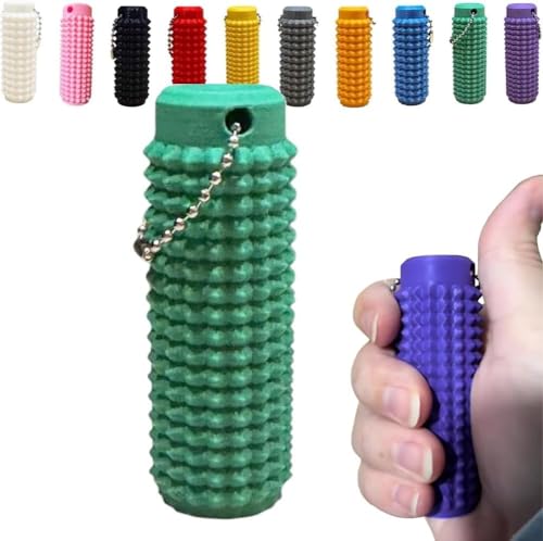 Spiky-Grippie-Stim Schlüsselanhänger, Angstlinderung, Schmerzen, Stim, Bumpy, Fidget-Schlüsselanhänger, Stress, ADHS, tragbarer Mini-Roller, Massage-Schlüsselanhänger, beruhigender Schlüsselanhänger, Spiky-Grippie-Stim Schlüsselanhänger, Angstlinderung, Schmerzen, Stim, Bumpy, Fidget-Schlüsselanhänger, Stress, ADHS, tragbarer Mini-Roller, Massage-Schlüsselanhänger, beruhigender Schlüsselanhänger, von Caduola