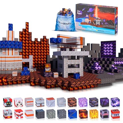 Cagwulle Magnetische Blöcke, Bastelwelt-Set, magnetische Blöcke, Le Building Go, Spielzeug für Kinder, sensorisches Spielzeug für Kleinkinder, Kinder, Geburtstag, Ostern, Geschenke, Spielzeug für 3 Cagwulle Magnetische Blöcke, Bastelwelt-Set, magnetische Blöcke, Le Building Go, Spielzeug für Kinder, sensorisches Spielzeug für Kleinkinder, Kinder, Geburtstag, Ostern, Geschenke, Spielzeug für 3 von Cagwulle
