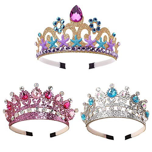 3 Stücke Krone Stirnband, Kinder Prinzessin Tiara Krone, Kristall Prinzessin Tiara, Prinzessin Verkleiden Kronen Stirnband, Stirnband Gold Kopfschmuck Tiara, für Cosplay Mädchen Geburtstag Party 3 Stücke Krone Stirnband, Kinder Prinzessin Tiara Krone, Kristall Prinzessin Tiara, Prinzessin Verkleiden Kronen Stirnband, Stirnband Gold Kopfschmuck Tiara, für Cosplay Mädchen Geburtstag Party von CaiYuanGJ