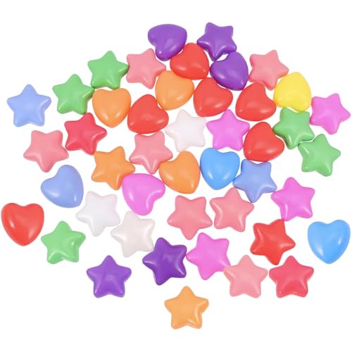 50 Stück Ozeanball Spielzeug für Kinder, Meeresball Bälle, Pool Bälle für Kinder Spielhaus, Schwimmspielzeug für Kinders, für Wasserspiel Im Freien, Hallenbad, Geburtstagsfeier, Poolparty von CaiYuanGJ