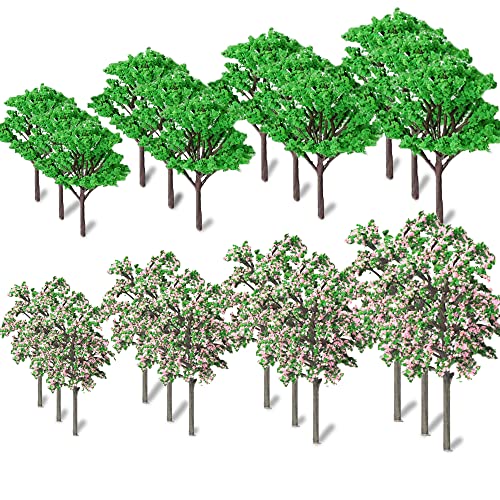 CaiYuanGJ 24 Stück Mixed Modell Baum, Landschaft Modell Bäume, Blumenbaum Modell, Kunststoff Modell Bäume, Modellbau Bäume Mixed Modell, für DIY Eisenbahn Landschaft Gartendeko, Natürliche (4 Größen) CaiYuanGJ 24 Stück Mixed Modell Baum, Landschaft Modell Bäume, Blumenbaum Modell, Kunststoff Modell Bäume, Modellbau Bäume Mixed Modell, für DIY Eisenbahn Landschaft Gartendeko, Natürliche (4 Größen) von CaiYuanGJ