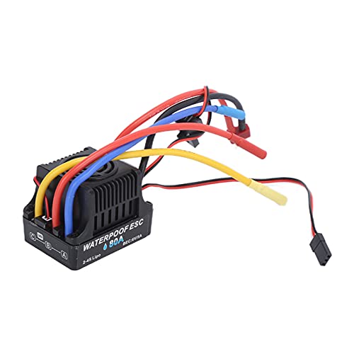 Caiqinlen Elektronischer Geschwindigkeitsregler, RC Brushless ESC Wasserdicht für 1/8RC Auto Caiqinlen Elektronischer Geschwindigkeitsregler, RC Brushless ESC Wasserdicht für 1/8RC Auto von Caiqinlen