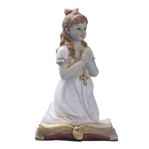 Cake Company Tortendeko Kommunion "Mädchen kniend auf Bibel" | Tortenfigur zur Kommunion + Konfirmation, schnell und einfach angebracht | Größe ca. 11cm Cake Company Tortendeko Kommunion "Mädchen kniend auf Bibel" | Tortenfigur zur Kommunion + Konfirmation, schnell und einfach angebracht | Größe ca. 11cm von Cake Company