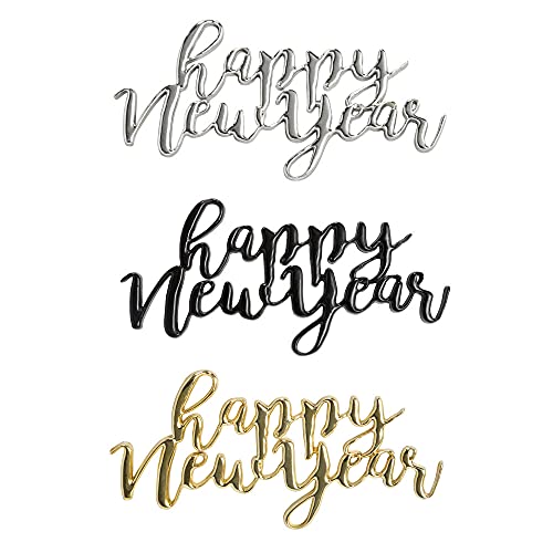 CakeDrake Kuchendekoration "Happy New Year", 12 Stück von CakeDrake