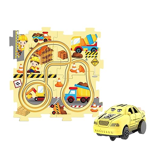 Kinderautobahn, Interaktive Autobahn Für Kleine Lerner, Puzzle-Racer-Autobahn, Lehrreiche Interaktive Autobahn, Zooming Into Happiness Meet Gladness Puzzle-Bahn Für Kinder von Calakono