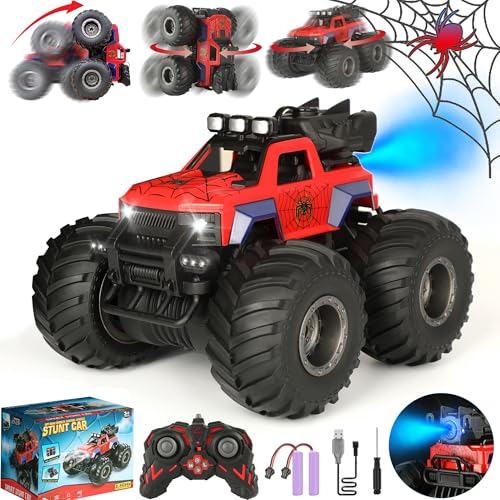 Calantre Spider-Ferngesteuertes Auto, 2,4 GHz, 4WD, Offroad-Rennspray, Ferngesteuertes Auto, 2 wiederaufladbare Batterien, 1:16, für 6–12 Jahre alte Jungen und Mädchen, Geburtstagsgeschenke Calantre Spider-Ferngesteuertes Auto, 2,4 GHz, 4WD, Offroad-Rennspray, Ferngesteuertes Auto, 2 wiederaufladbare Batterien, 1:16, für 6–12 Jahre alte Jungen und Mädchen, Geburtstagsgeschenke von Calantre