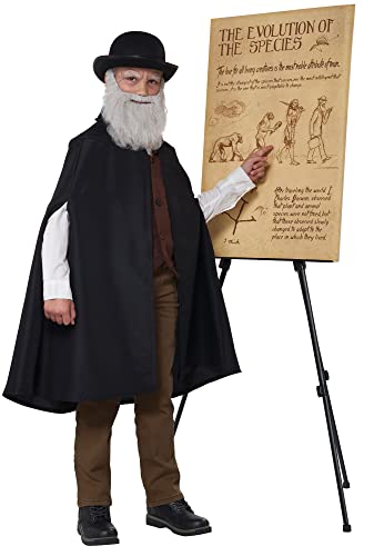California Costumes, Charles Darwin, Kind groß, Schwarz/Braun California Costumes, Charles Darwin, Kind groß, Schwarz/Braun von California Costumes