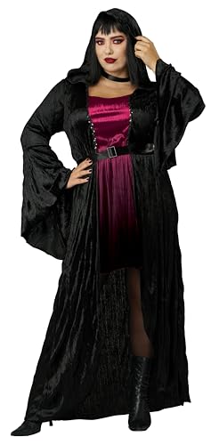 California Costumes, Damen Vampirkleid mit Kapuze, Größe 3XL von California Costumes