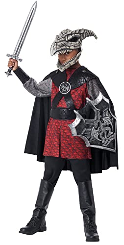 California Costumes, Drachenreiter, Kind, Größe M, Rot/Silber/Schwarz California Costumes, Drachenreiter, Kind, Größe M, Rot/Silber/Schwarz von California Costumes