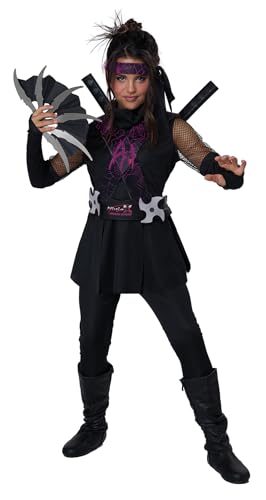 California Costumes, Mädchen Ninja-X Widow Strike, Größe L von California Costumes