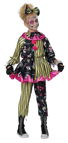 California Costumes, Mädchen Sinister Skull Clown Girl, Größe XL von California Costumes