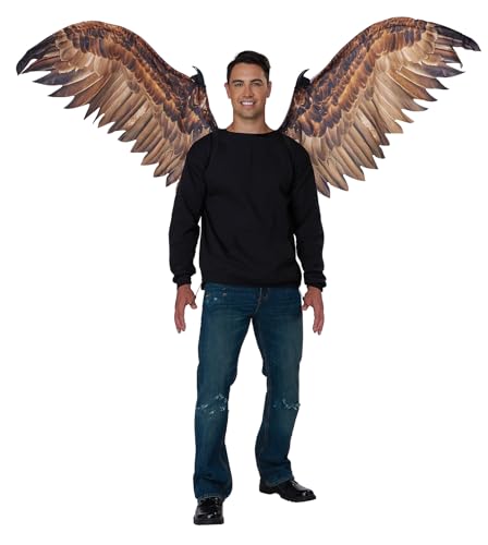 California Costumes, Mechanische Öffnungsflügel, 1,8 m Spannweite, Federbraun, Einheitsgröße California Costumes, Mechanische Öffnungsflügel, 1,8 m Spannweite, Federbraun, Einheitsgröße von California Costumes