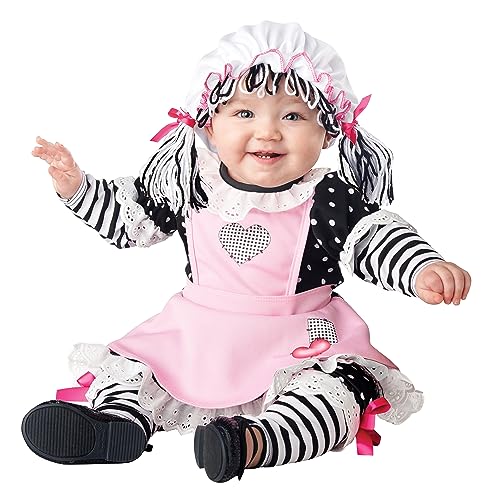 California Costumes 10029XS BABY DOLL Säuglings- und Kleinkind-Kostüme, Rosa, 6/12 Monate von California Costumes