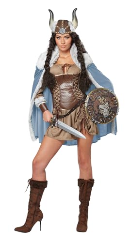 California Costumes 1336 Viking Kostüm für Erwachsene, Kinder, Braun, Medium von California Costumes