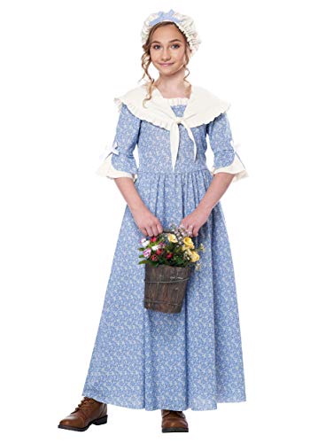 California Costumes Colonial Village Girl Child Costume Medium von California Costumes