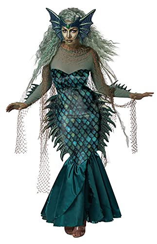 California Costumes Damen Dark Sea Sirene/Erwachsene, grün/blau, Medium von California Costumes