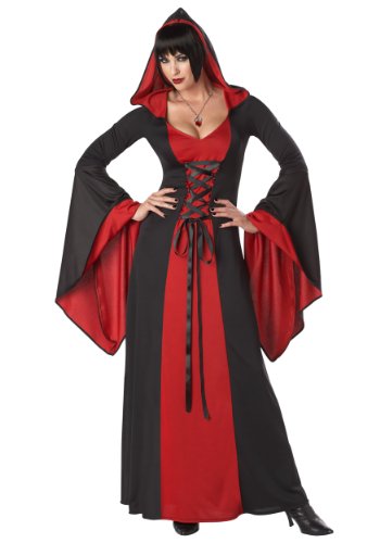 California Costumes Damen Deluxe Kapuzenmantel Kostüm, rot, X-Large von California Costumes