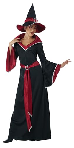California Costumes Damen Ruby Glamour Hexe, Schwarz/Rot, Größe S von California Costumes