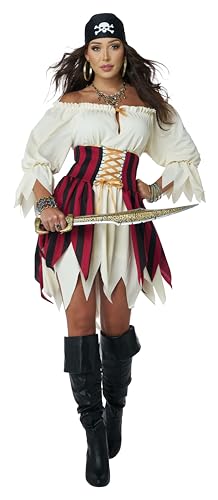 California Costumes Damen Sultry Sea Pirat, Schwarz/Rot/Creme, Größe XL California Costumes Damen Sultry Sea Pirat, Schwarz/Rot/Creme, Größe XL von California Costumes