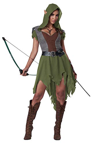 California Costumes Elfen Bogenschützer Erwachsenenkostüm XS braun/grün California Costumes Elfen Bogenschützer Erwachsenenkostüm XS braun/grün von California Costumes