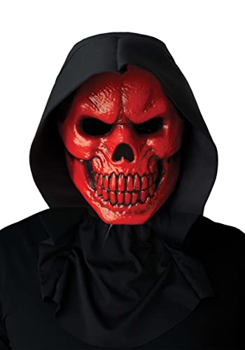 California Costumes Erwachsenenmaske, roter Schädel, hell, Standard von California Costumes
